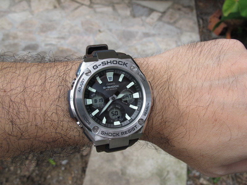 Casio G-Shock GST-S130L-1A : G-Steel เจอสายหนัง