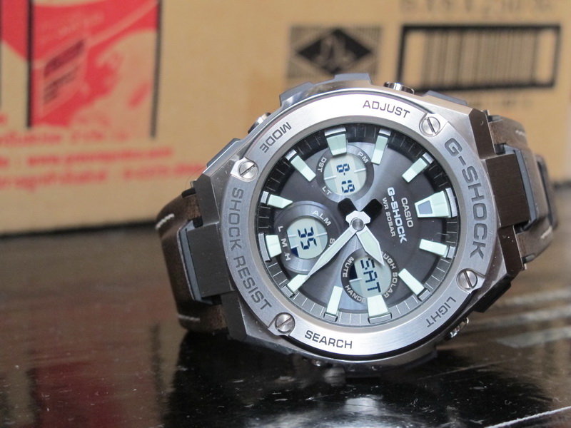 Casio G-Shock GST-S130L-1A : G-Steel เจอสายหนัง