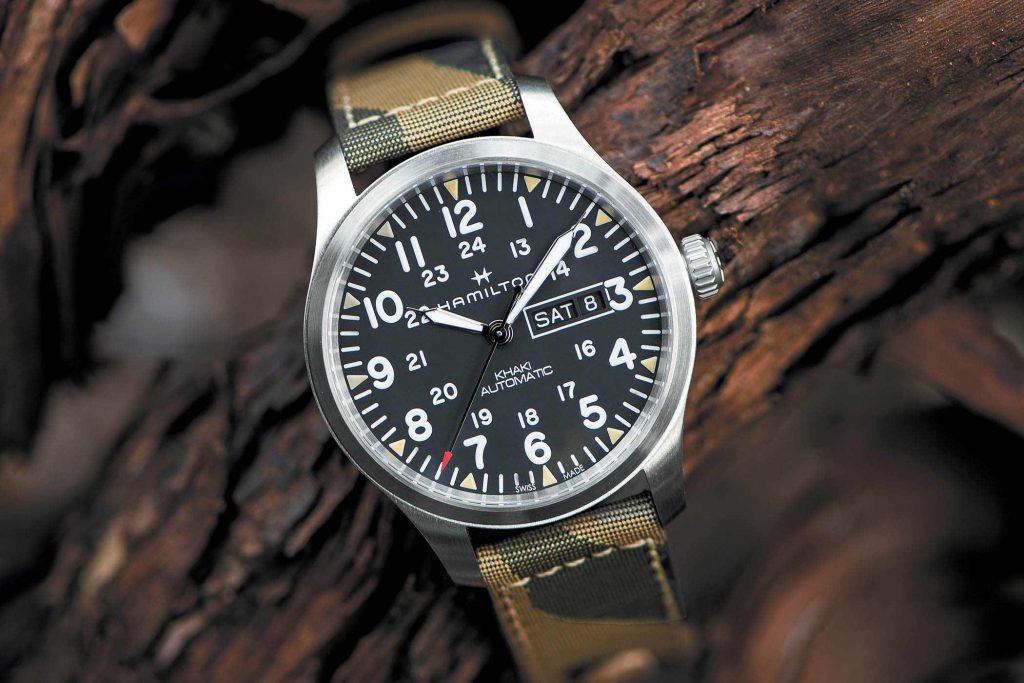 Hamilton Khaki Field Day-Date Camouflage