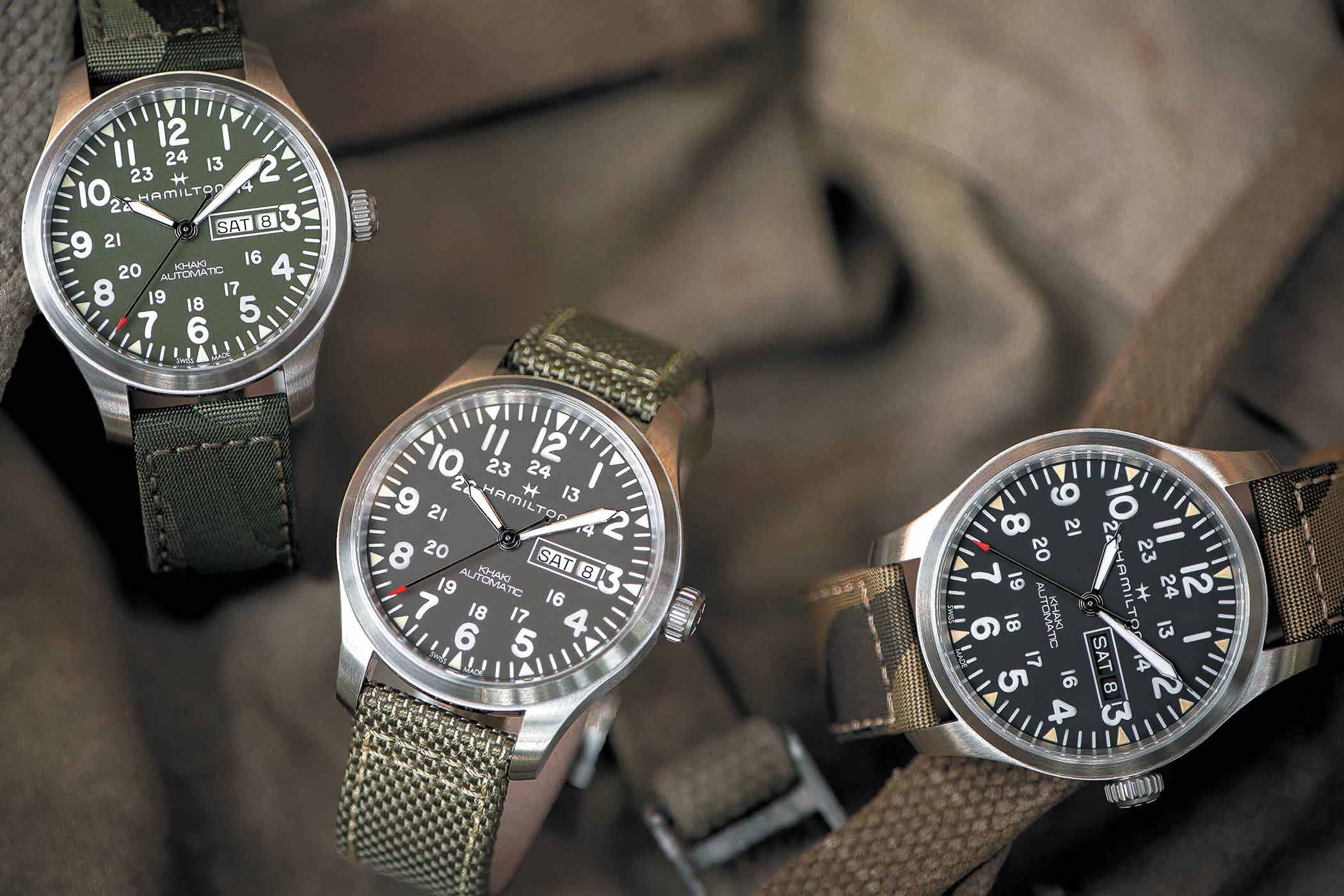 Hamilton Khaki Field Day-Date Camouflage