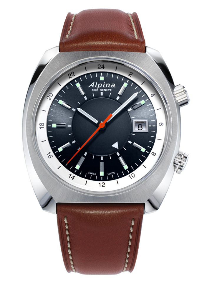 Alpina Startimer Pilot Hertiage นักบิน GMT ทรงย้อนยุค