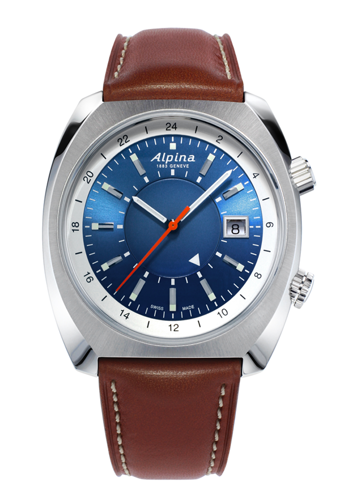 Alpina Startimer Pilot Hertiage นักบิน GMT ทรงย้อนยุค