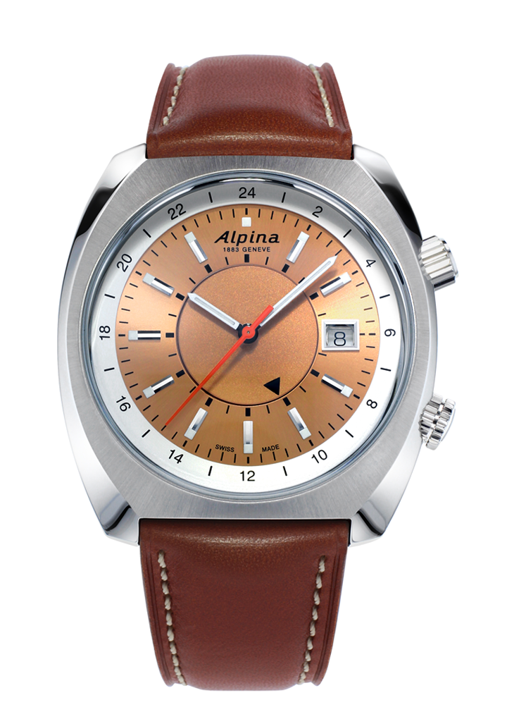 Alpina Startimer Pilot Hertiage นักบิน GMT ทรงย้อนยุค