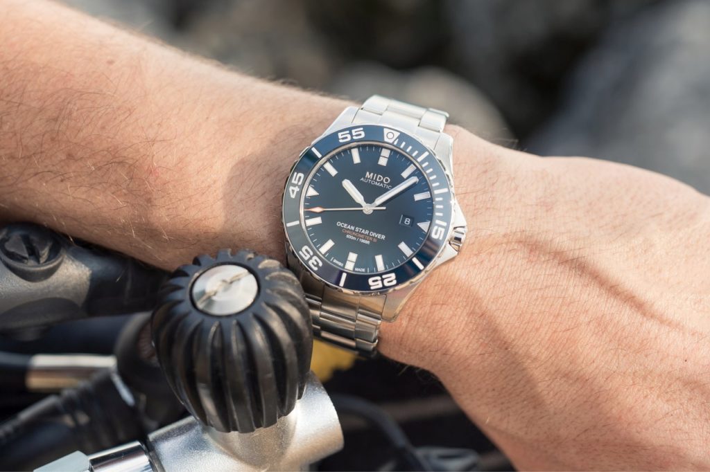 Chronometer and Mido Ocean Star Diver 600M