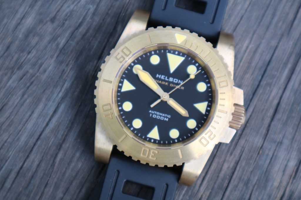 Helson Shark Diver Brass 45