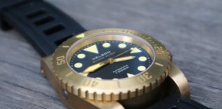 Helson Shark Diver Brass 45