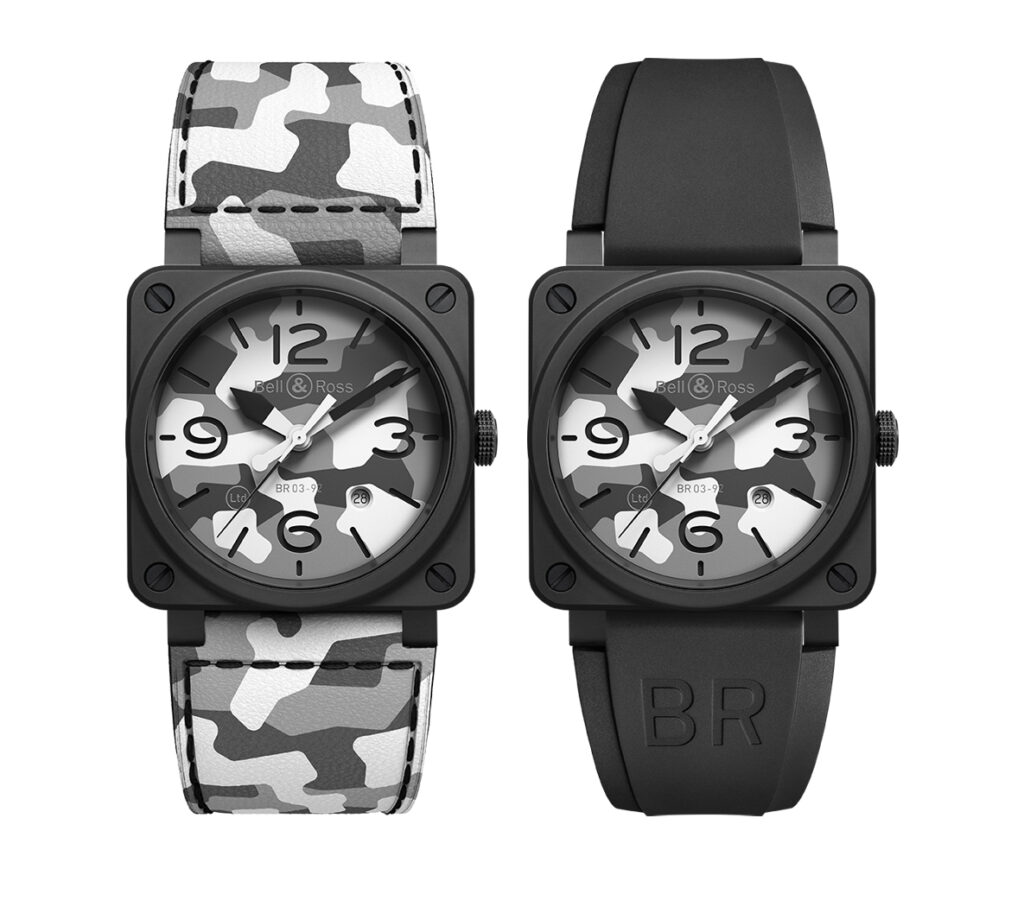 Bell & Ross BR03-92 White Camo