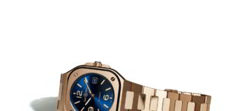 BellRoss BR05 Blue Gold