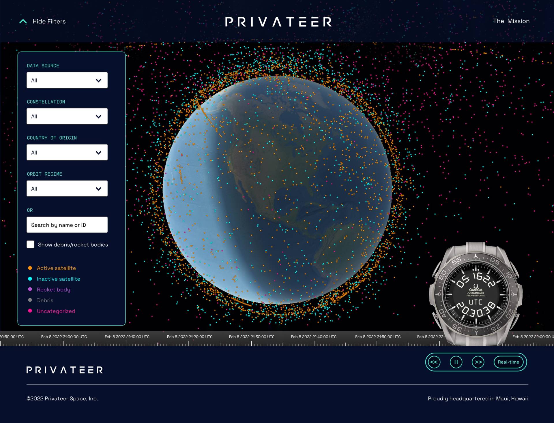 OMEGA ร่วมมือกับ Privateer