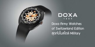 Doxa Army Watches of Switzerland Edition