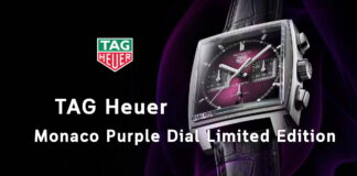 TAG Heuer Monaco Purple Dial Limited Edition