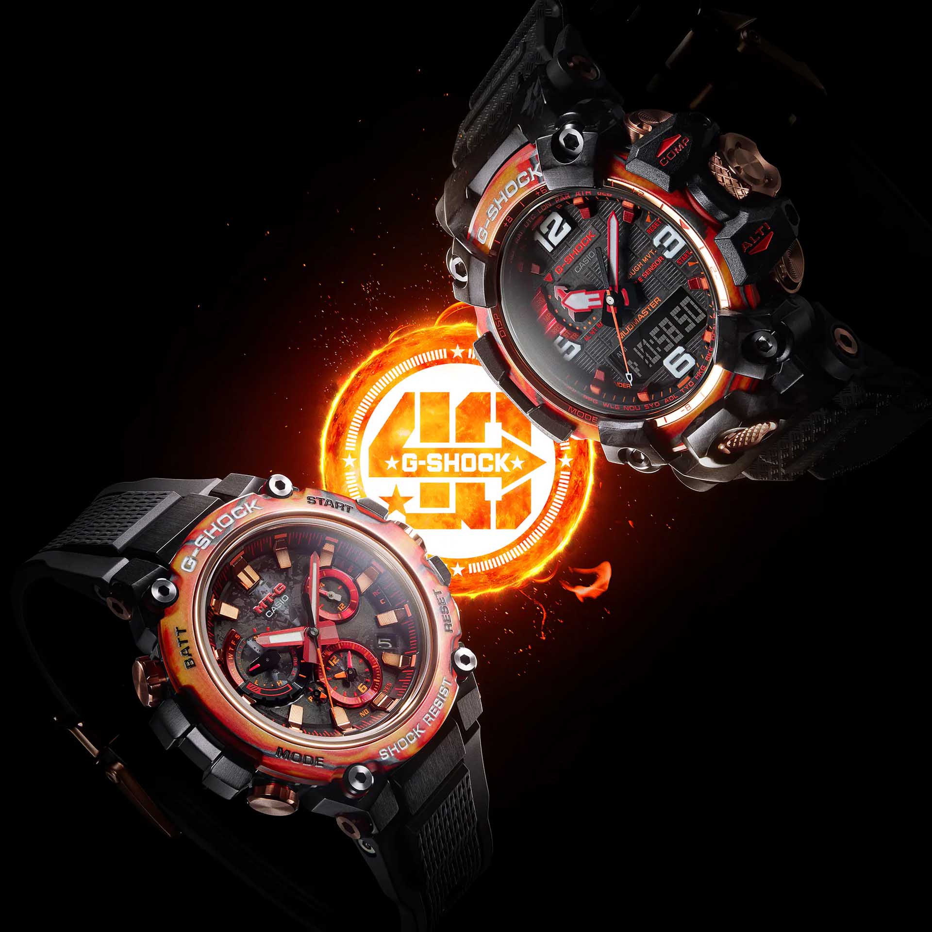 Casio G-Shock 40th Anniversary Flare Red