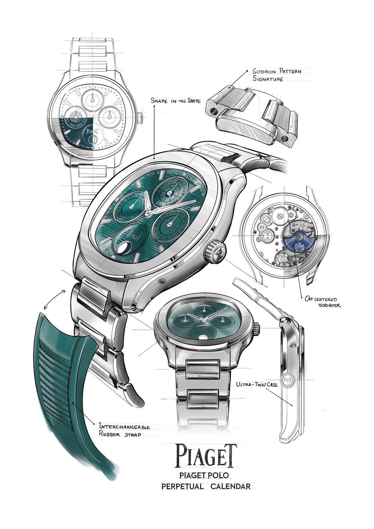 Piaget Polo Perpetual Calendar Ultra-thin