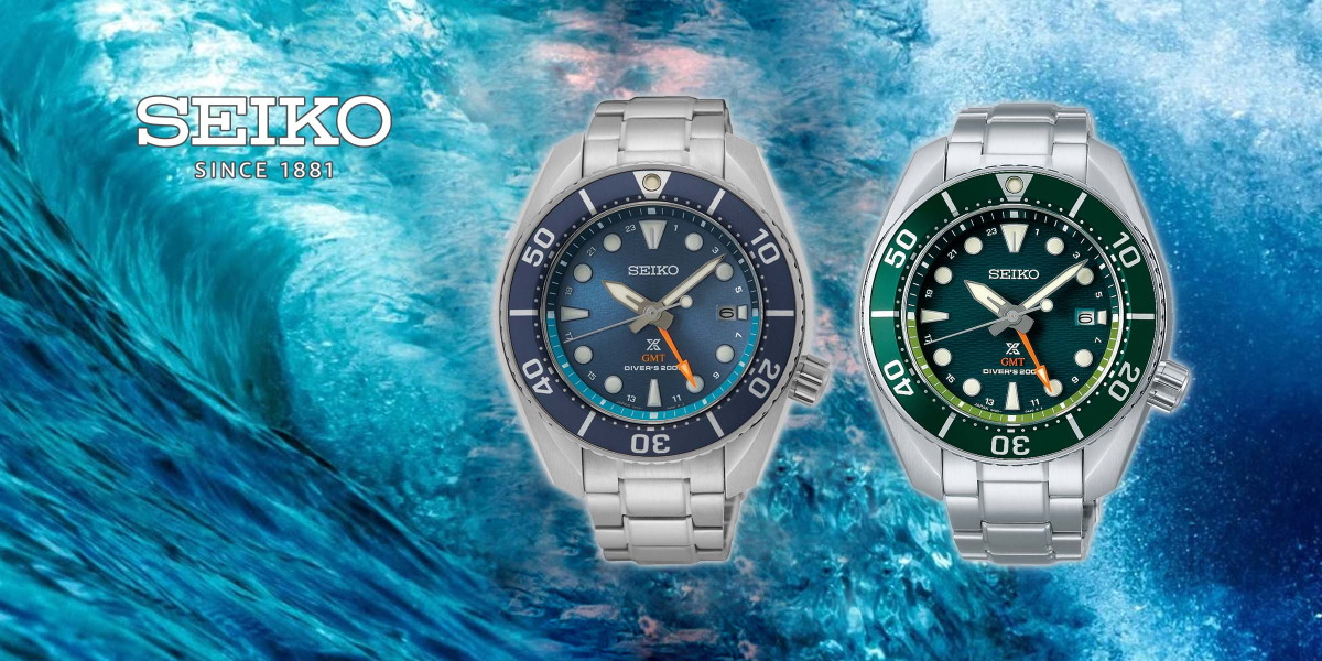 Seiko Prospex Sumo GMT Solar Quartz GMT