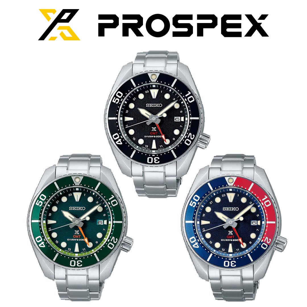 Seiko Prospex Sumo GMT Solar Quartz GMT