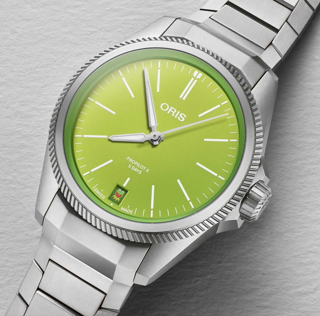 Oris ProPilot X Kermit Edition