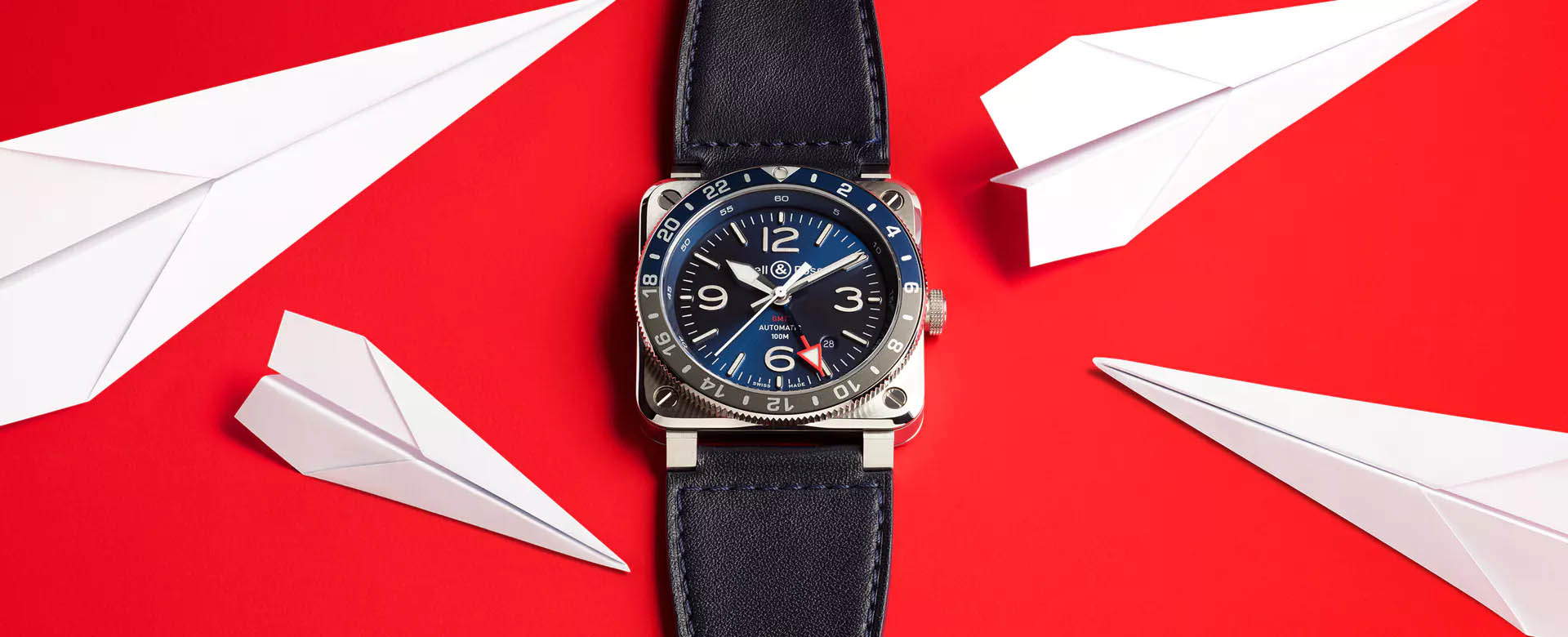 Bell & Ross BR03-93 GMT Blue