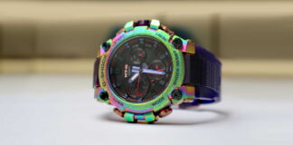 Casio G-SHOCK MTG-B3000PRB Aurora Oval