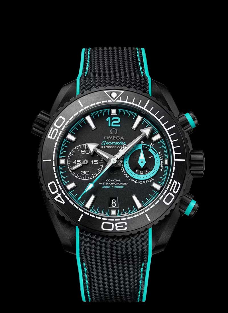 OMEGA Seamaster Planet Ocean Chronograph ETNZ Deep Black