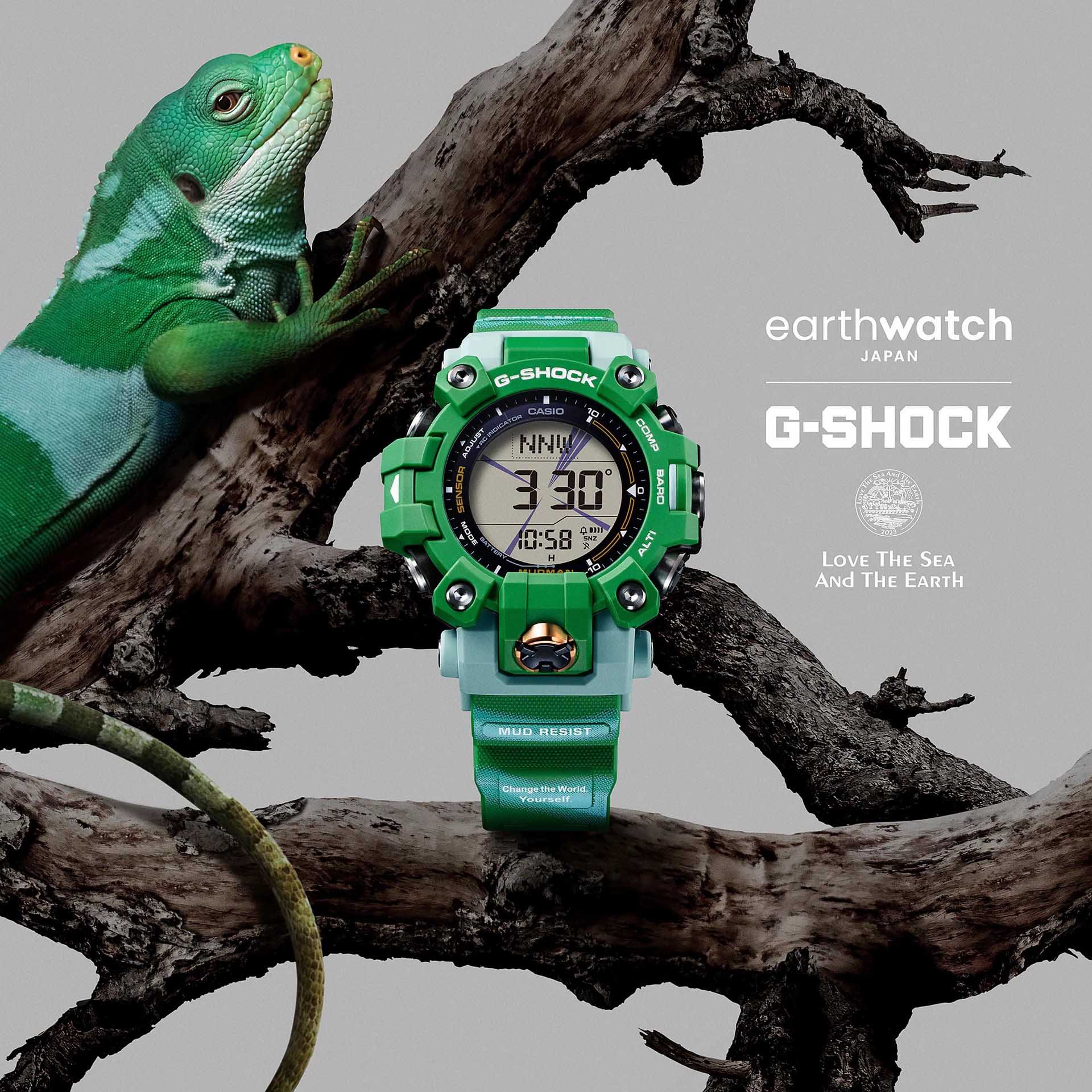 Casio G-SHOCK GW9500J-3JR สีสันใหม่จาก Love the sea and the earth 2023