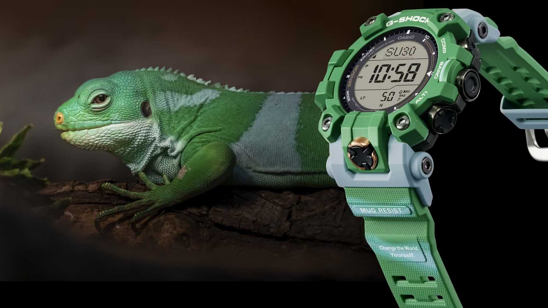 Casio G-SHOCK GW9500J-3JR สีสันใหม่จาก Love the sea and the earth 2023