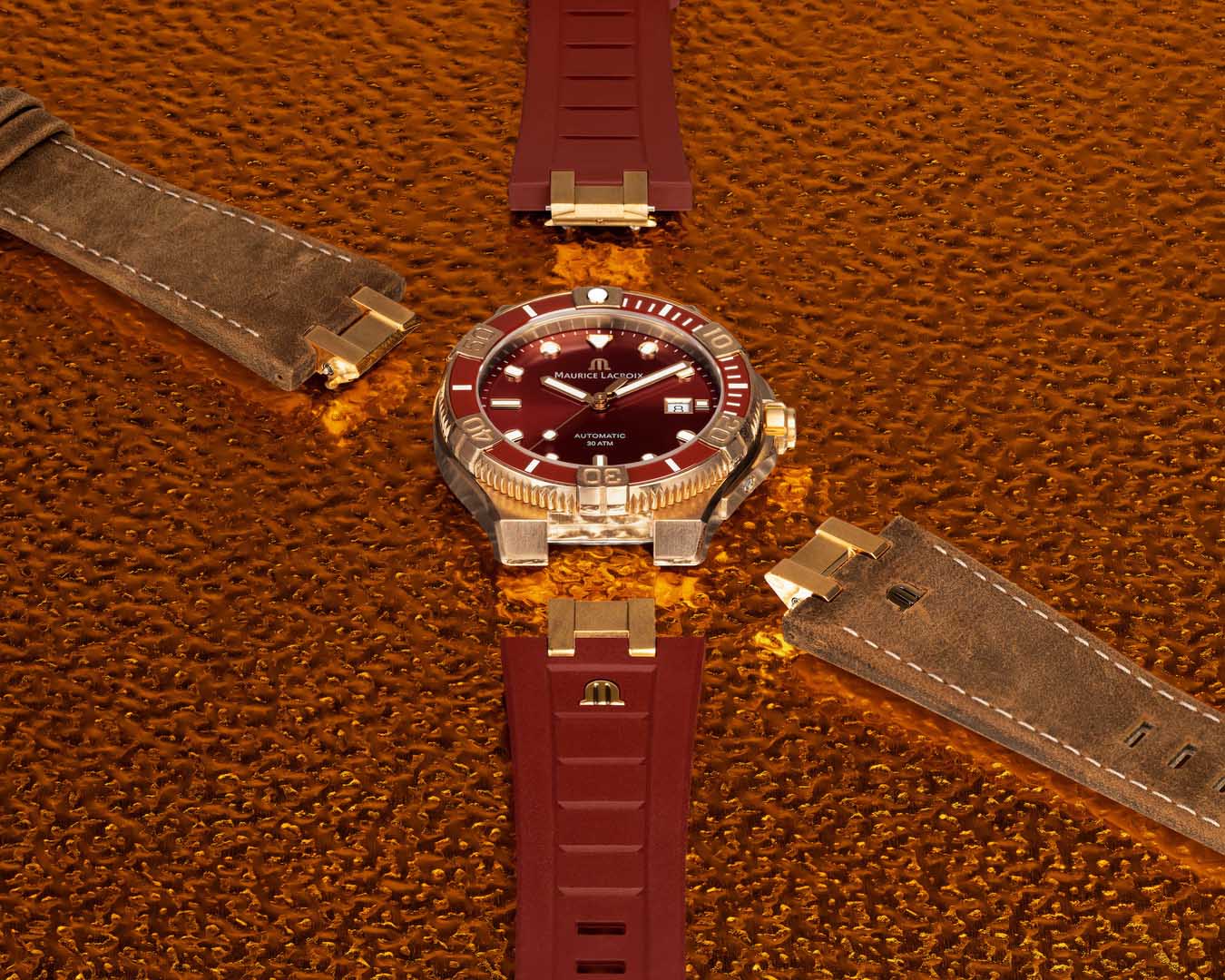 Maurice Lacroix AIKON Venturer Burgundy Asia Limited Edition 288