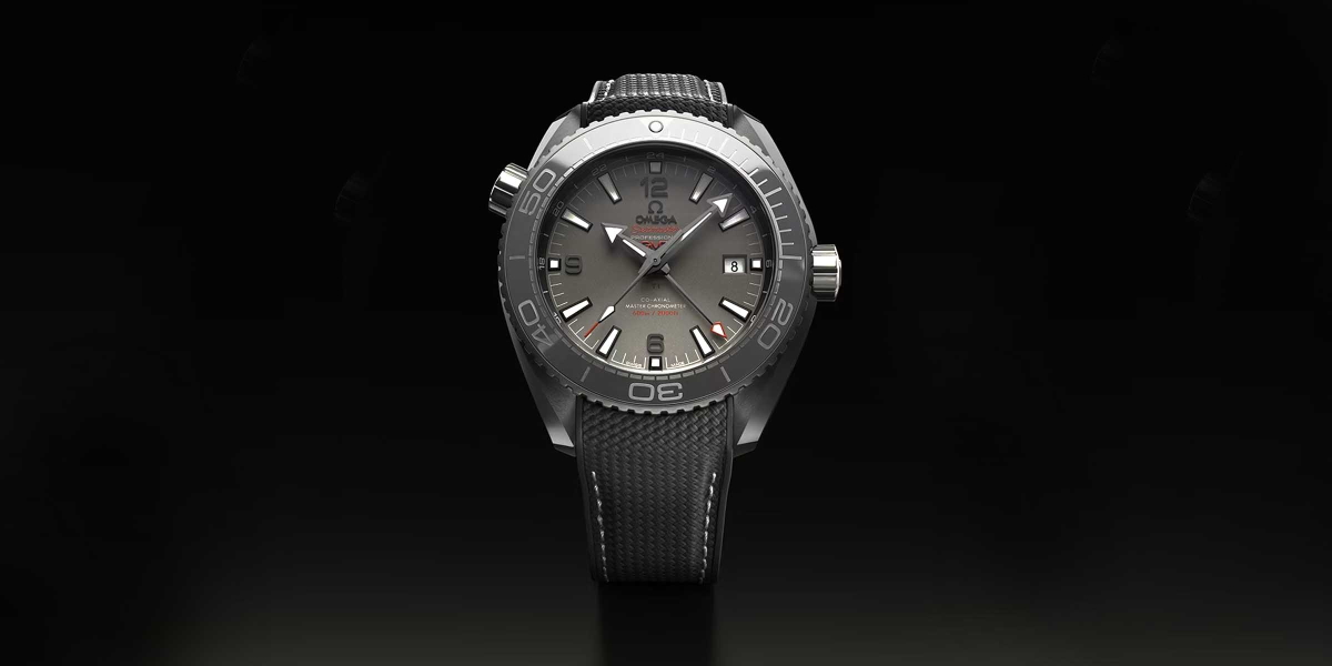 OMEGA Seamaster Planet Ocean Dark Grey GMT