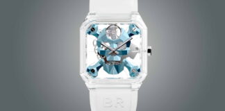 Bell & Ross BR 01 Cyber Skull Sapphire Ice Blue