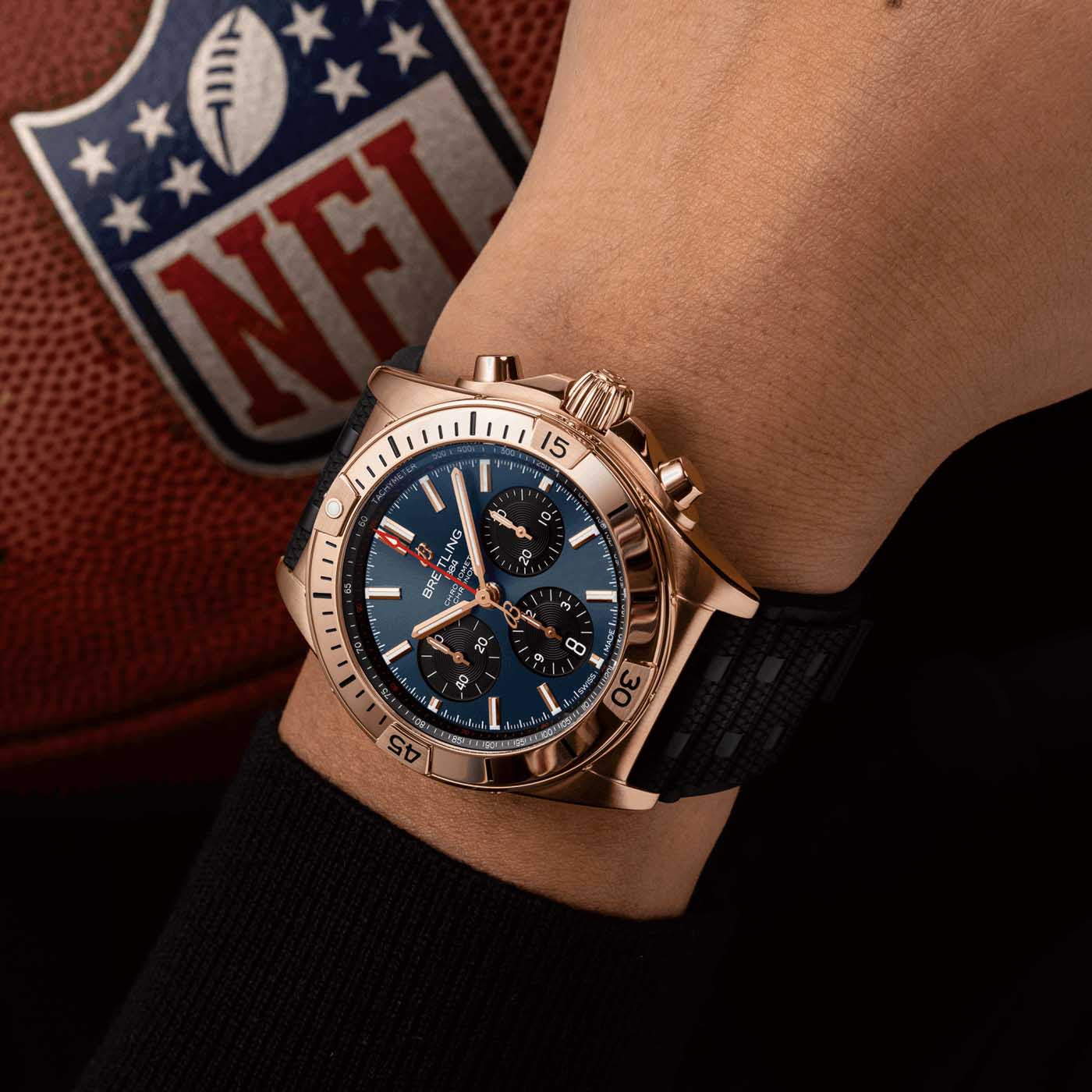 Breitling Chronomat Chronograph B01 42 Super Bowl LVIII