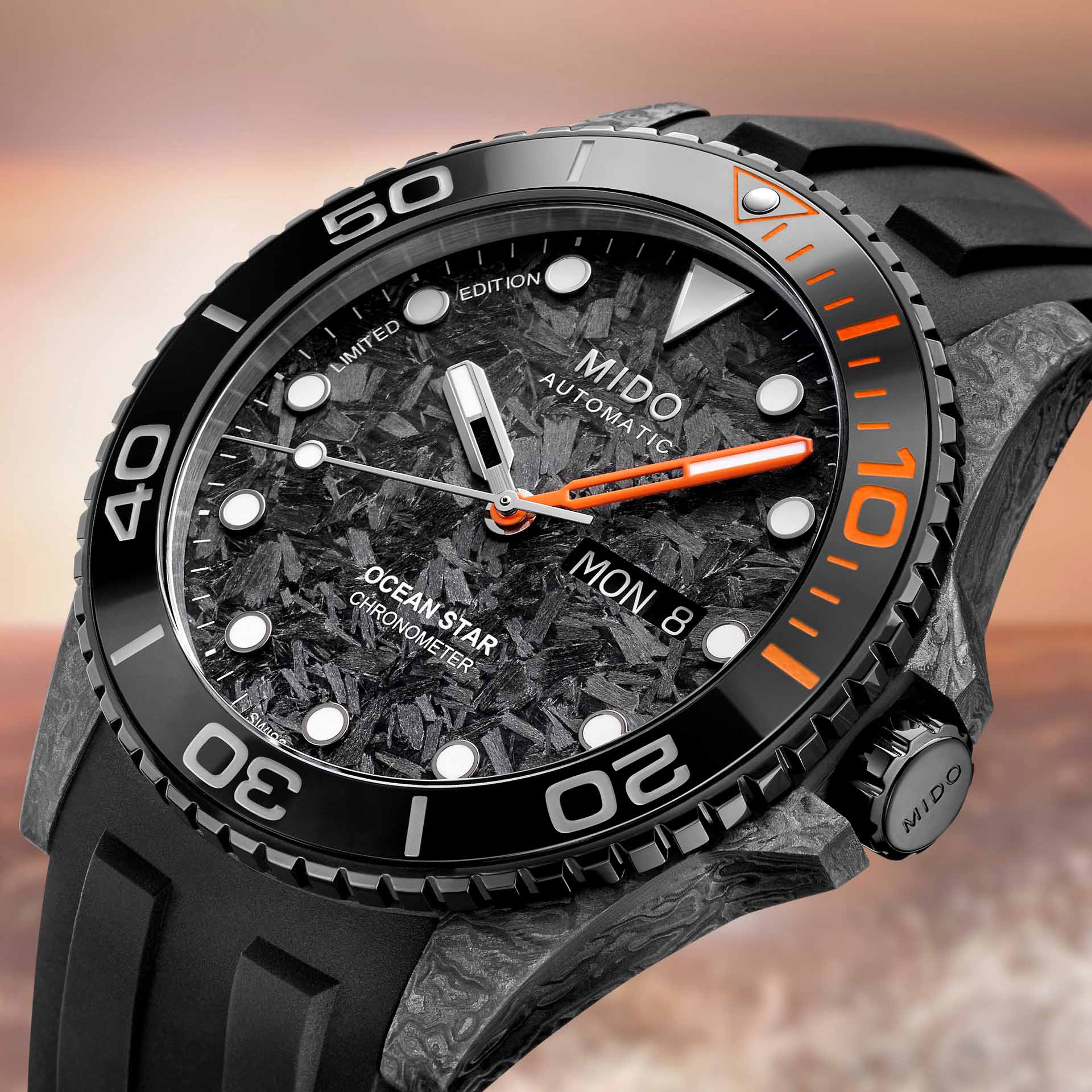 Mido Ocean Star 200C CARBON LIMITED EDITION