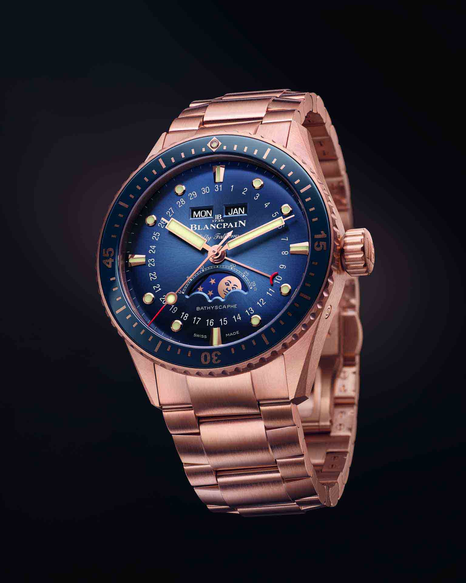 Blancpain Fifty Fathoms Bathyscaphe Red Gold 18K