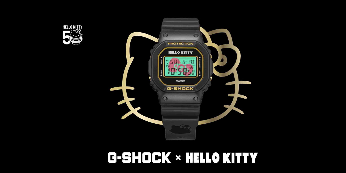 Casio G-SHOCK Hello Kitty 50th Anniversary DW-5600KT24-1JR