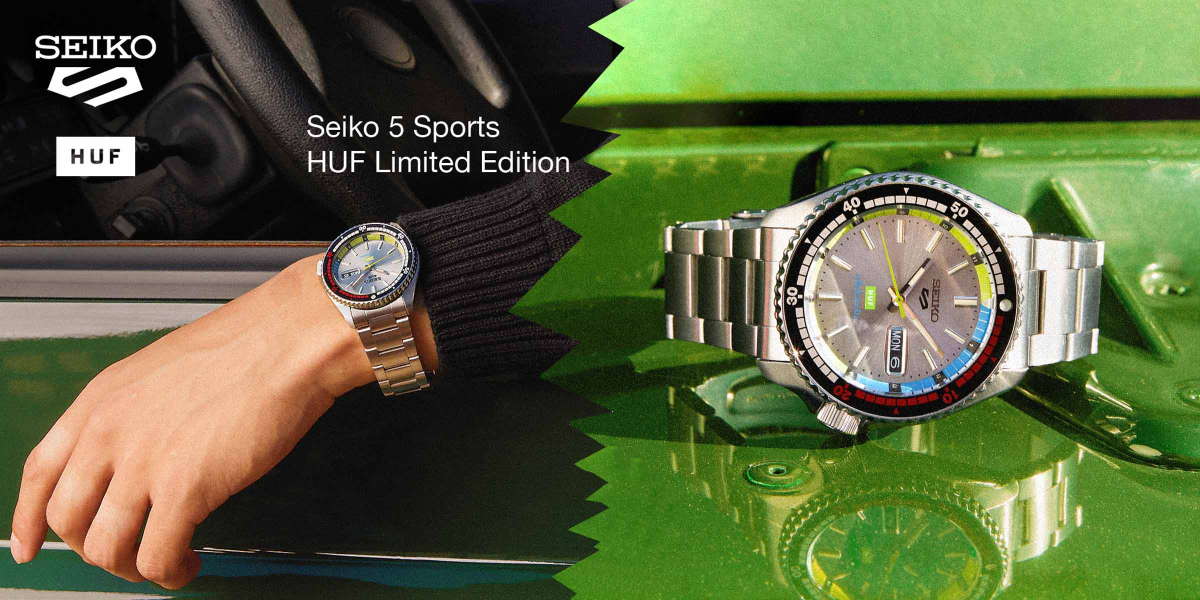 Seiko 5 Sports HUF Limited Edition SRPL33K