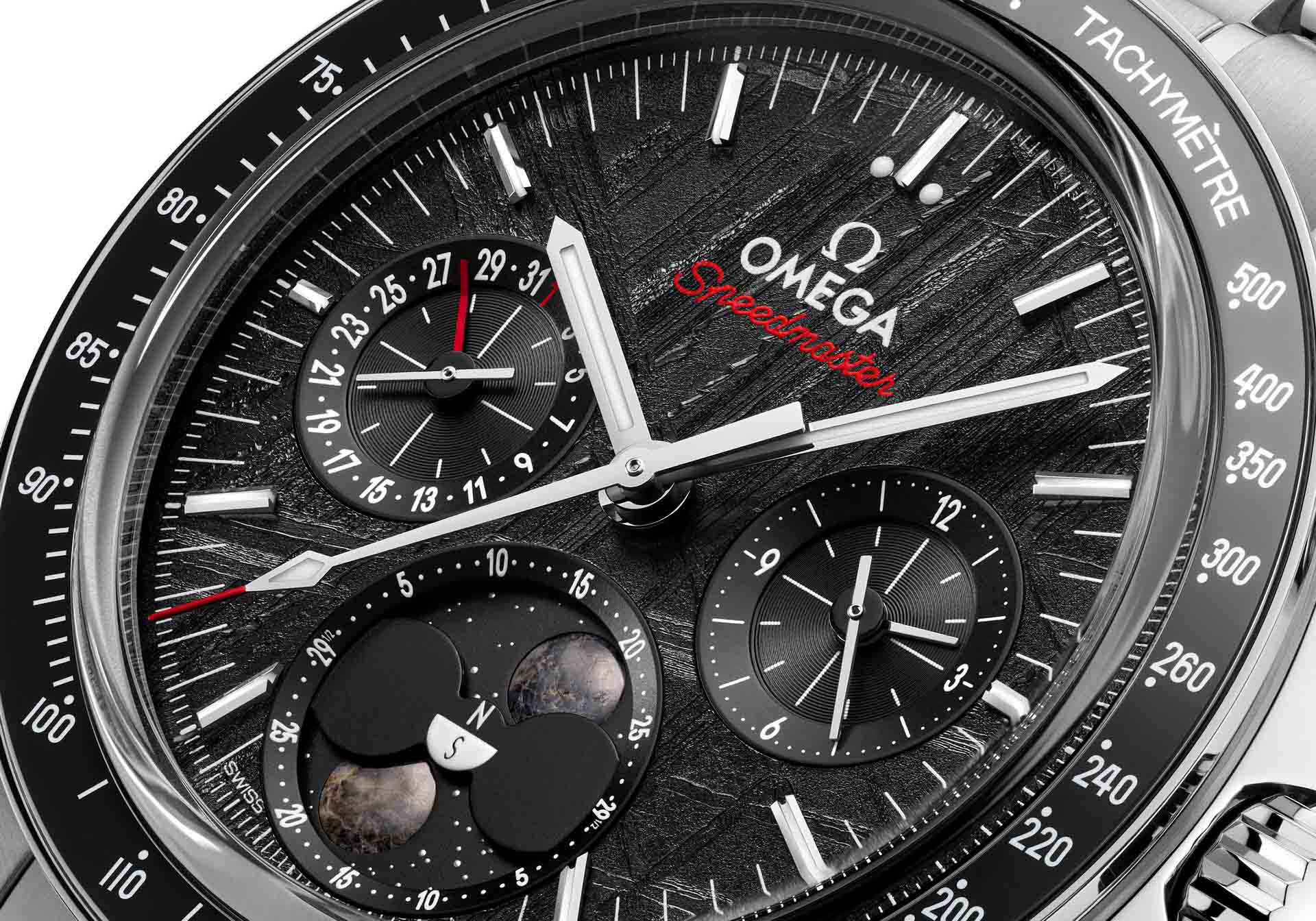 OMEGA Speedmaster Moonphase Meteorite