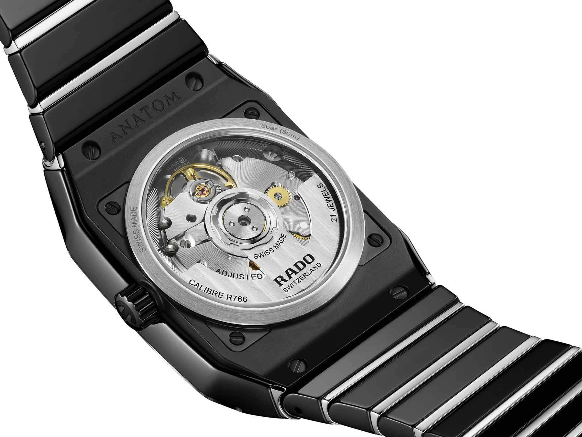 Rado Anatom Hi-Tech Ceramic Bracelet 5 รุ่นใหม่ Hi-Tec Ceramic ทั้งตัวเรือนและสาย