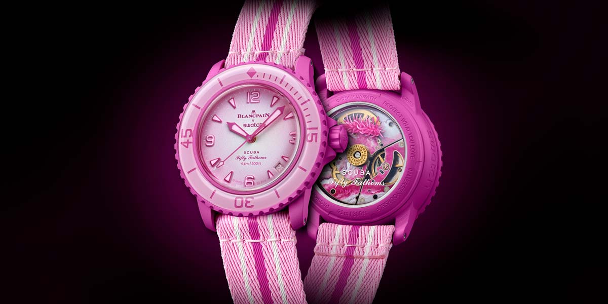 SWATCH Bioceramic Scuba Fifty Fathoms Pink Ocean