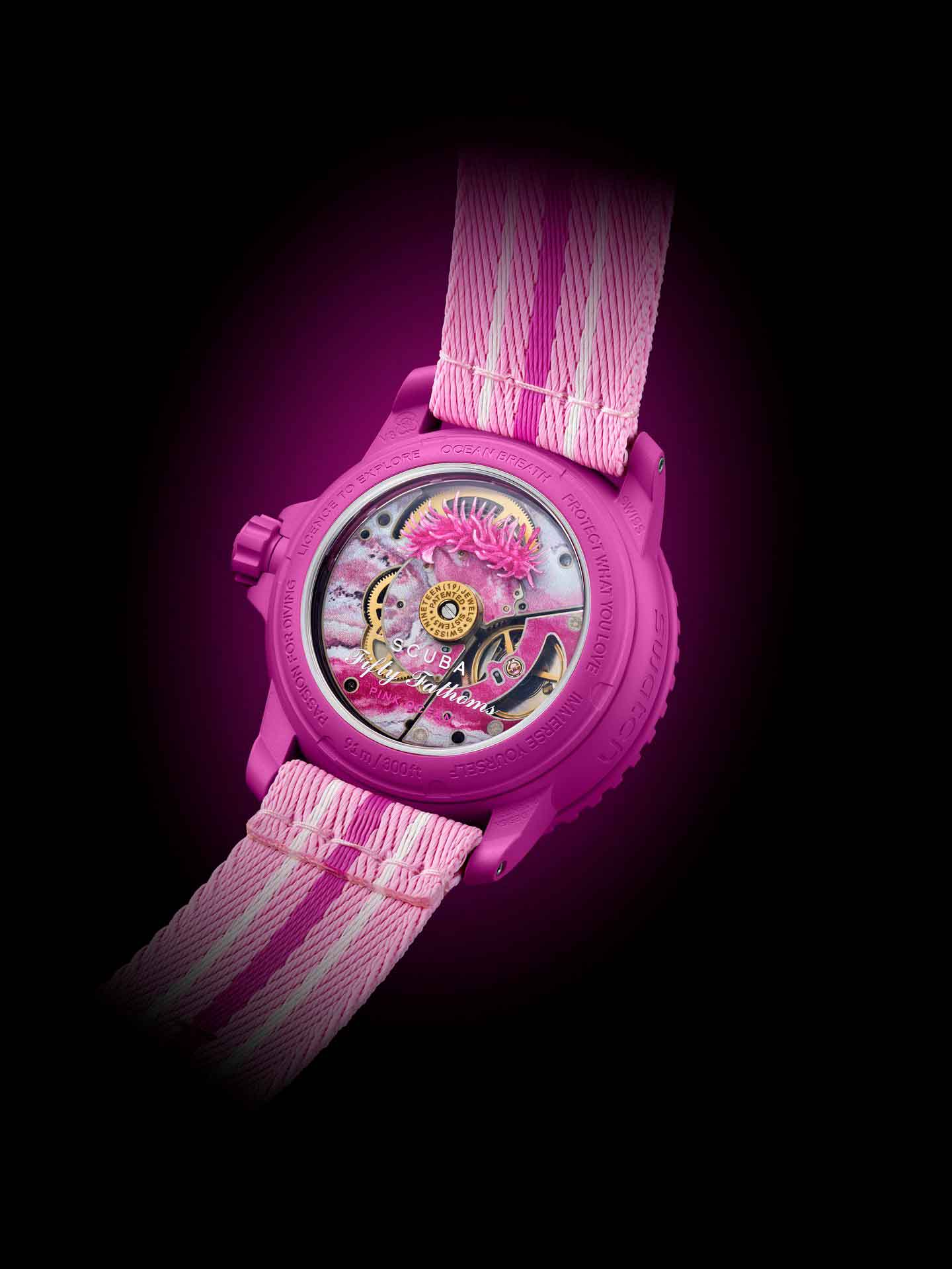 SWATCH Bioceramic Scuba Fifty Fathoms Pink Ocean