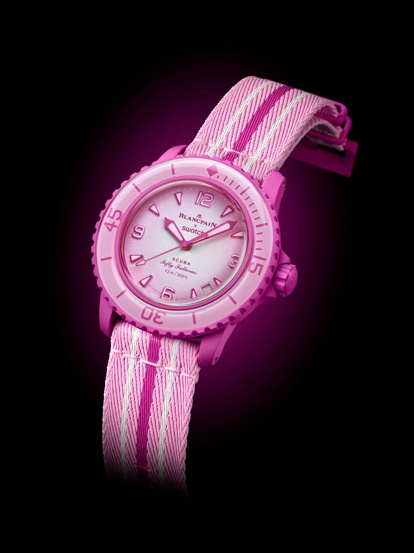 SWATCH Bioceramic Scuba Fifty Fathoms Pink Ocean