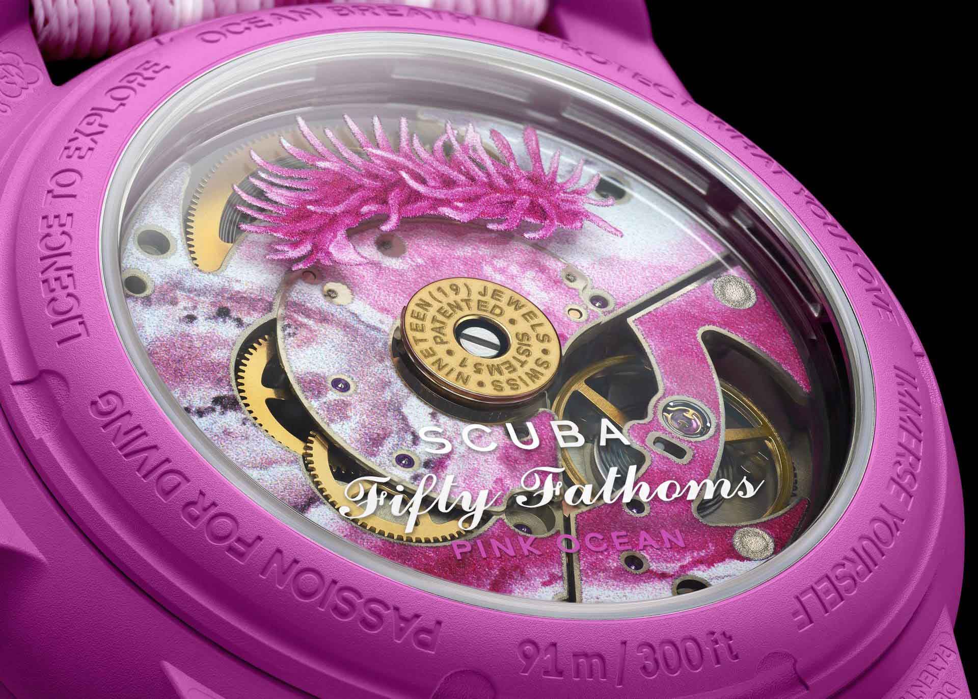 SWATCH Bioceramic Scuba Fifty Fathoms Pink Ocean