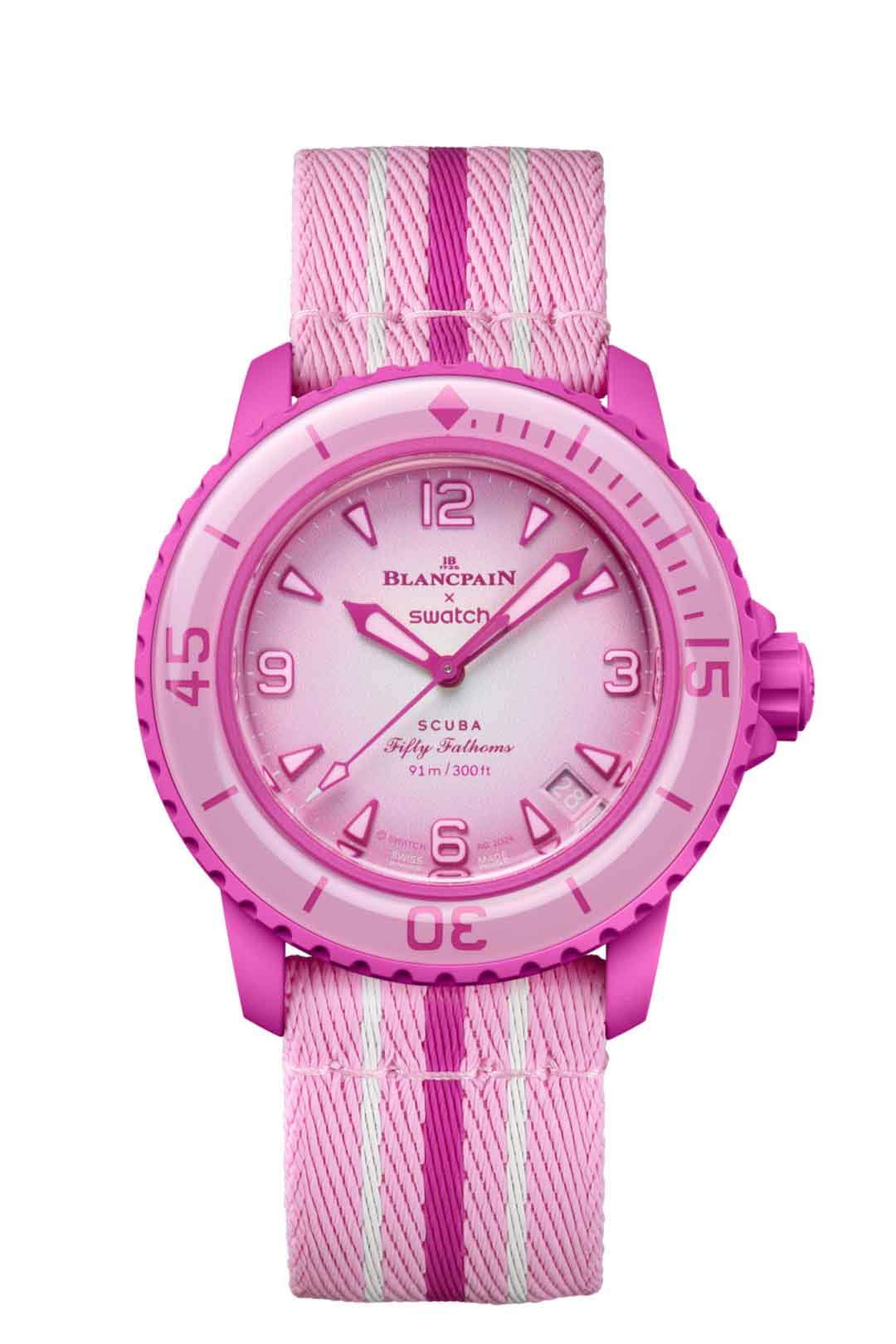 SWATCH Bioceramic Scuba Fifty Fathoms Pink Ocean