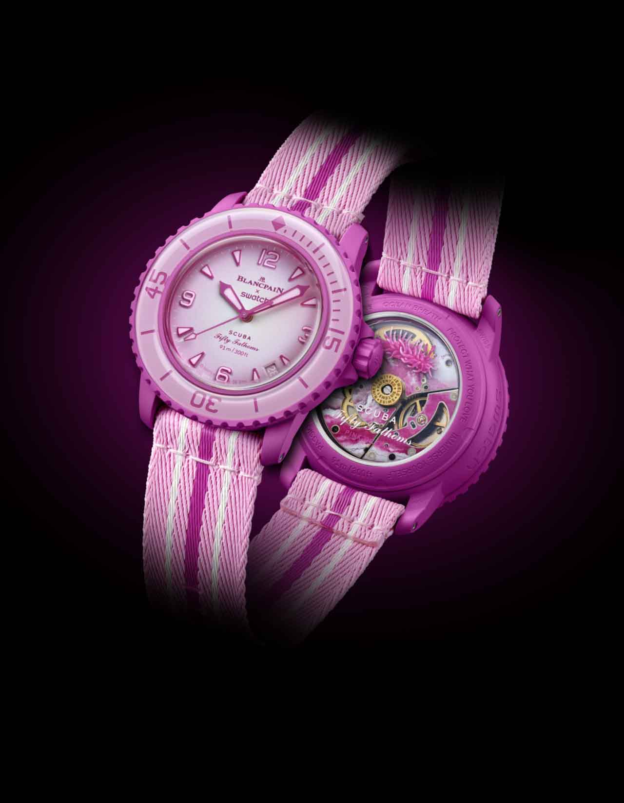 SWATCH Bioceramic Scuba Fifty Fathoms Pink Ocean