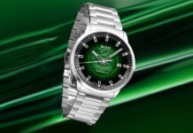 Mido Commander Gradient Green Dial