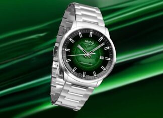 Mido Commander Gradient Green Dial